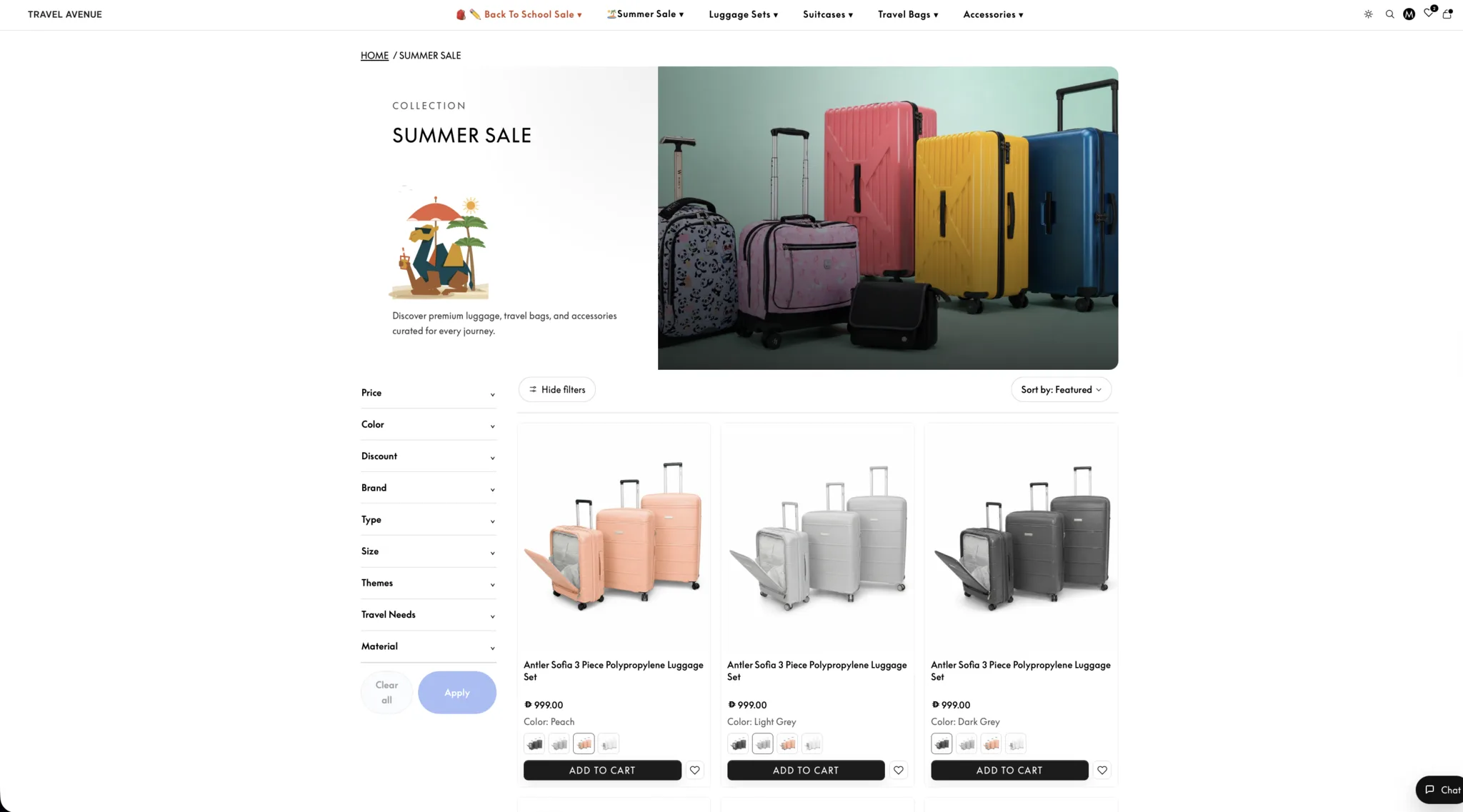 Summer Sale campaign